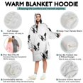 thumbnail image 5 of Cute Bulldog Wearable Oversized Blanket,Wearable Blanket Hoodie for Adults,Cozy Hooded Blankets with Super Pockets,Super Warm Fuzzy Pullover for Women & Men, 5 of 6