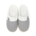 thumbnail image 2 of NineCiFun House Slippers for Women on Memory Foam Indoor Outdoor Fuzzy Slippers (Lightgray,Size 11-12), 2 of 9