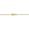 thumbnail image 4 of 10K Yellow Gold .80mm Diamond Cut Cable Chain 24 Inch, 4 of 5