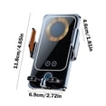 thumbnail image 3 of Binmer 66W Fast Charging Navigation Infrared Induction Magnetic Suction Interface Intelligent Charging Car Wireless Charger Bracket, 3 of 7