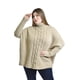 thumbnail image 5 of Sueter de cuello alto Roman Fashion /Tallas Extras, 4010 (Cafe) cafe 42, 5 of 6
