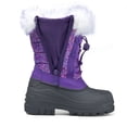 thumbnail image 7 of Kushyshoo Snow Boots Lined Waterproof Purple Winter Boot Little Kid Size 13, 7 of 7