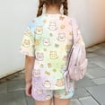 thumbnail image 7 of Girls' Clothing Sets Summer Outfits Size 10-12 2 Piece Outfits Cute Funny Animal Print Clothing Sets Casual Short Sleeve T Shirts Top and Shorts Athletic Lounge Set Multicolor 5-6 Years, 7 of 7