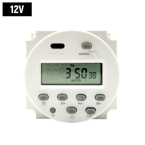 Digital Programmable Timer Switch Countdown Mini Time Control Switch Timer Controller Automatic Switch-ons and-offs 12V