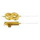thumbnail image 3 of Golden Number Candles for Birthday Cake Celebration 2Pcs Pack, 3 of 4