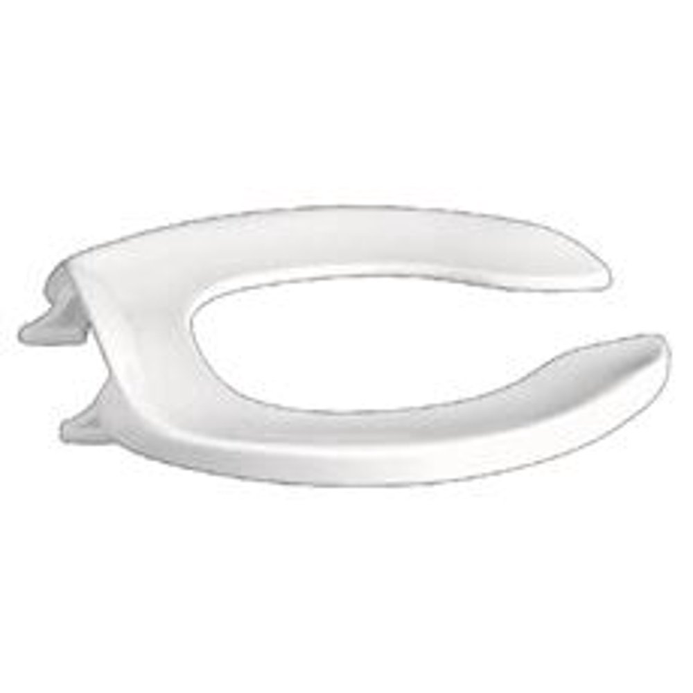 Centoco Antimicrobial HeavyDuty Toilet Seat With Open Front And Stainless Steel Check Hinges