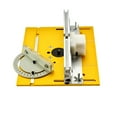 thumbnail image 1 of Router Table Insert Plate For Woodworking Benches Table Saw With Miter Gauge Guide Aluminium Profile Fence Sliding Brackets ,Woodworking Protractor, 1 of 7