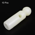 thumbnail image 3 of 10uds Paraguas Cola Cabeza Cuentas 6mm Agujero Diámetro 28.6mm Longitud PP Plástico Paraguas Componentes para Exterior Paraguas Cubierta Piezas, Blanco, 3 of 4