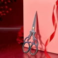 thumbnail image 6 of 5 Inch Stainless Steel Embroidery Scissors - Tip Vintage Style Knitting Scissors with Leather Sheath, 6 of 8