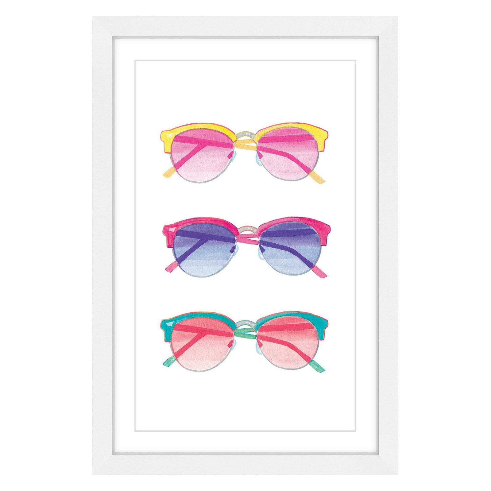Marmont Hill "Sunglasses" by Molly Rosner Framed Painting Print