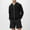 Black, variant on JUSLIO Zipper Sweatshirts for Men Hooded Solid Hoodies Casual Drawstring Everyday Long Sleeve Sweatshirts