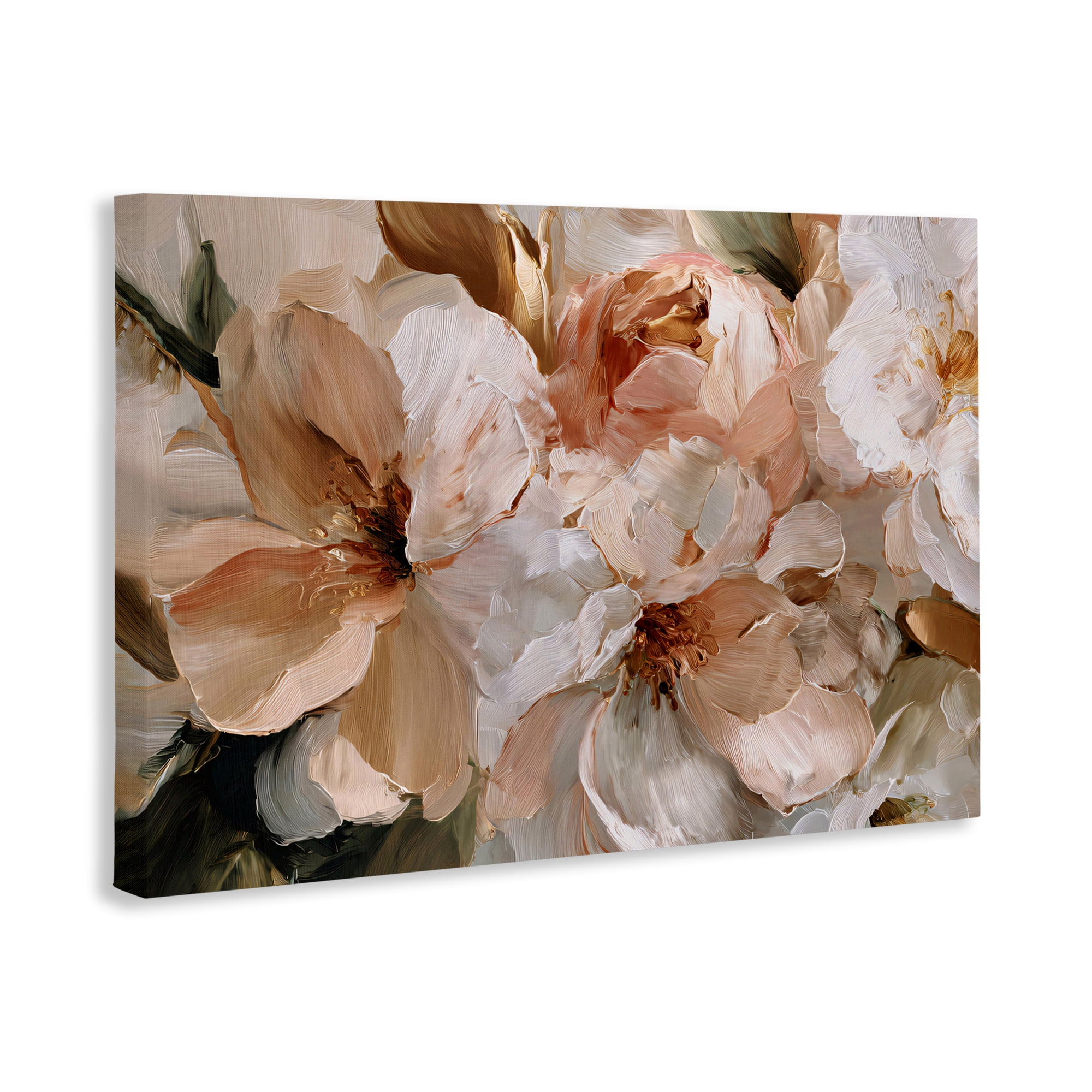 Stupell Industries Pink Brushstroke Petals Canvas Wall Art, design by Jacky Ngan