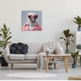 thumbnail image 3 of Stupell Industries Trendy Ostrich in Pink Animals & Insects Painting Gallery Wrapped Canvas Art Print Wall Art, 24 x 24, 3 of 8