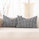 thumbnail image 1 of Juego de fundas de almohada decorativas CARRIE HOME, 30 x 51 cm, color negro y blanco, 1 of 7