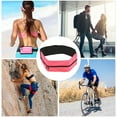 thumbnail image 4 of Unique Bargains 1 Pc Portable Double Pocket Running Waist Pack for Hiking Gym Polyester Rose Red, 4 of 4