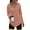 Pink, variant on TARAINYA Women's Long Sleeve V Neck Waffle Weave Drawstring Hoodie Pullover