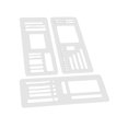 thumbnail image 4 of GUOOL 3Pcs Flexible Record Templates Planner Stencils Set for Daily Planning Boxes Style A, 4 of 9