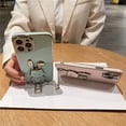 thumbnail image 5 of Note11s Luxury Rabbit Holder Case On For Xiaomi Redmi Note 11 Pro 4g 5g 10s 11s 9 10 9s 8 7 Plating Silicone Stand Cover 10c 9c, 5 of 5