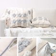 thumbnail image 1 of Funda de cojín 45x45 Algodón geométrico Decoración Funda de almohada Cuadrado Boho con flecos 2 piezas Funda de cojín para el hogar Sofá Sala de estar Dormitorio Cama Oficina Coche - Gris ShuxiuWang 8390614276253, 1 of 1