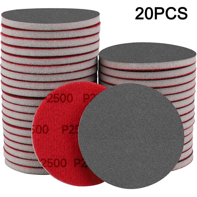 Versatile Sanding Sponges Pack Of 20: Flexible, Reusable & Multi-Grit for All 2500 Grit