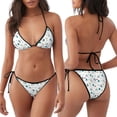 thumbnail image 3 of Fotbe Cartoon House Car Traje de Baño para Mujer de Dos Piezas – Bikini Sexy de Tirantes Tipo Halter con Diseño Triangular, 3 of 6