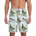 thumbnail image 1 of KLL Mallard Ducks Wild Birds Print Bikini Set for Women,String Two Piece Halter Top Triangle Bikini Set with Tie Side Bottom Sexy Swimsuit Bathing Suits-3X-Large, 1 of 6