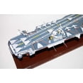 thumbnail image 2 of USS Ronald Reagan (CVN-76) Aircraft Carrier Model,Navy,Scale Model,Mahogany,Nimitz Class, 2 of 7