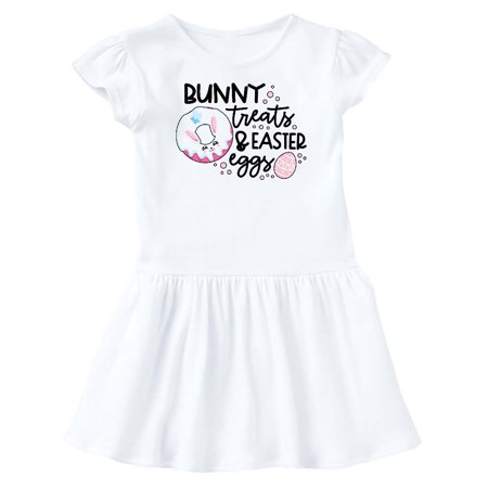 

Inktastic Easter Bunny Treats and Easter Eggs Gift Baby Girl Dress