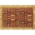 thumbnail image 1 of Ahgly Company Indoor Rectangle Abstract Brown Modern Area Rugs, 8' x 12', 1 of 4