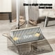 thumbnail image 5 of Juego de barrido transparente para el hogar, recogedor de basura combinado, artefacto de barrido, juego de plástico para barrer el cabello, muebles combinados de dos piezas para el hogar Akmoler, 5 of 9