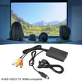 thumbnail image 2 of 1 Set Converter Conversion Line Automatic Detection Daily Necessities 4 Heads S-video to 3 RCA Audio Converter for Home, 2 of 11