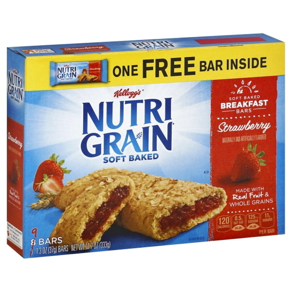 Kellogg's® NutriGrain® Strawberry Breakfast Bars 11.7 oz. Box