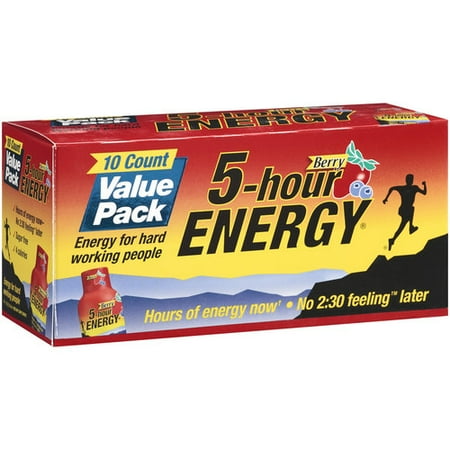 5-Hour Energy Berry Dietary Supplement Value Pack, 10ct