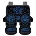 thumbnail image 2 of Pzuqiu Blue Mandala Car Seat Cover Auto Accessories Interior 4Pcs, Front Seat Protector Auto Seat Rear Split Bench Cover Universal Automotive Interior Protection Accessories, 2 of 7