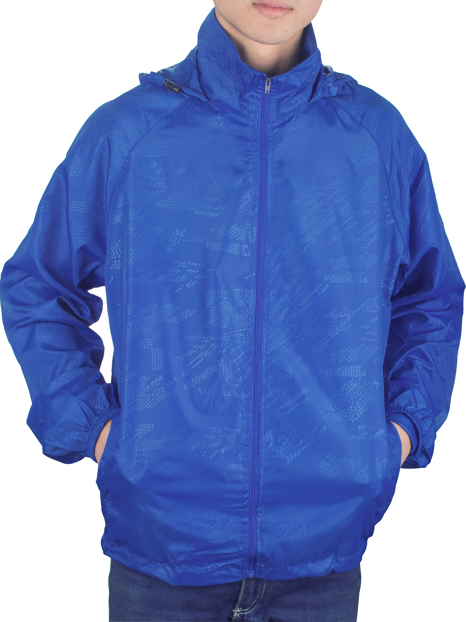 FOCUSSEXY Women's Hooded Rain Jacket Waterproof Windbreaker Hooded Rain Outdoor Poncho Running Jackets Womens Raincoat Packable Hooded Shirt Quick Dry - image 5 of 8