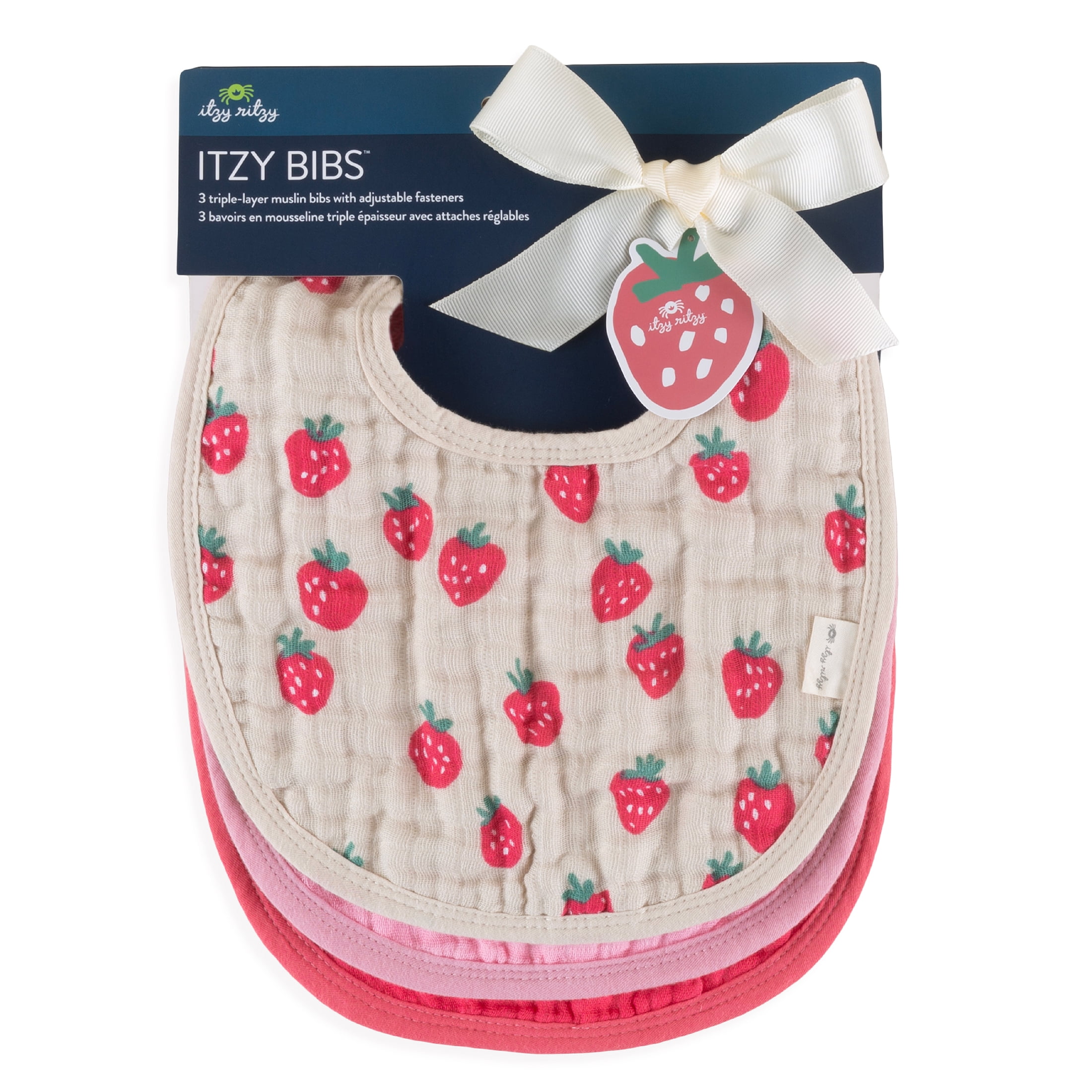 Itzy Bibs Strawberries and Cream
