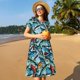 thumbnail image 4 of Disketp Colorful Fishing Baits para Vestido de Manga Corta para Mujeres, Vestidos de Verano para Mujeres, Casual y Holgado para la Playa, 4 of 6