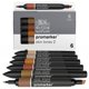 thumbnail image 1 of Winsor & Newton ProMarker Set, 6 unidades, juego de tonos de piel 2, 1 of 11