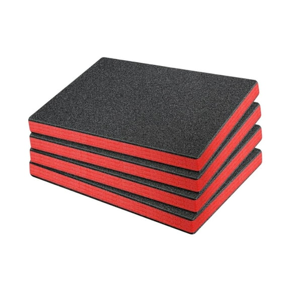 Insertos de espuma para caja de herramientas, inserto de espuma para estuche, relleno universal, fijo, a prueba de golpes, herramienta 56 x 46 x 25 cm