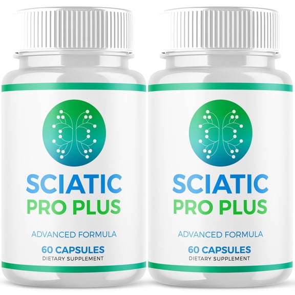 Sciatic Pro Plus Advanced Nerve Health Support Pills Natural Vitamin Supplement 120 Capsules