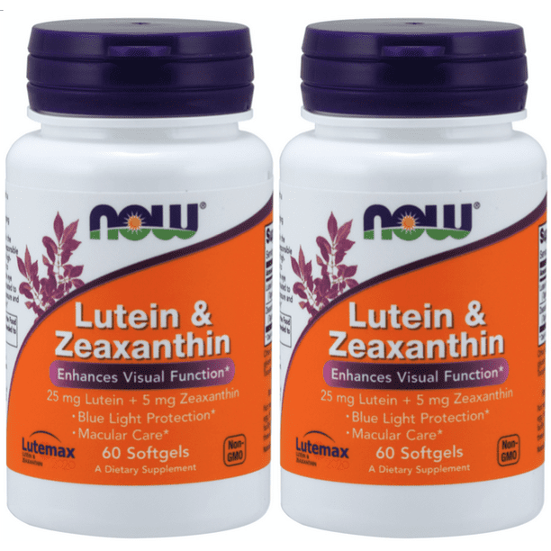 NOW Supplements, Lutein & Zeaxanthin with 25 mg Lutein and 5 mg