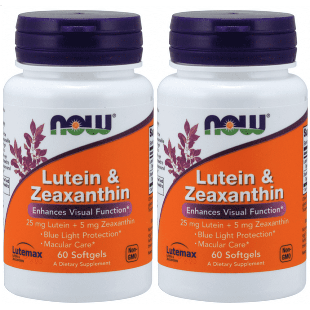 NOW Supplements, Lutein & Zeaxanthin with 25 mg Lutein and 5 mg