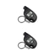 thumbnail image 2 of Scienceny Medidor de presión para neumáticos, medidor de aire, suministros para automóviles, pantalla Digital de tamaño compacto, llavero Negro 2piezas, 2 of 6