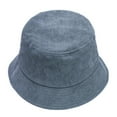 thumbnail image 5 of Casual Winter Soft Plush Corduroy Sun Cap Panama Hat Fisherman Cap Bucket Hat COFFEE, 5 of 7