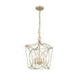 thumbnail image 3 of Millennium Lighting  Tracy 4 Light Pendant Fixture in Multiple Finishes 16 Inch - Painted Modern Gold, 3 of 7