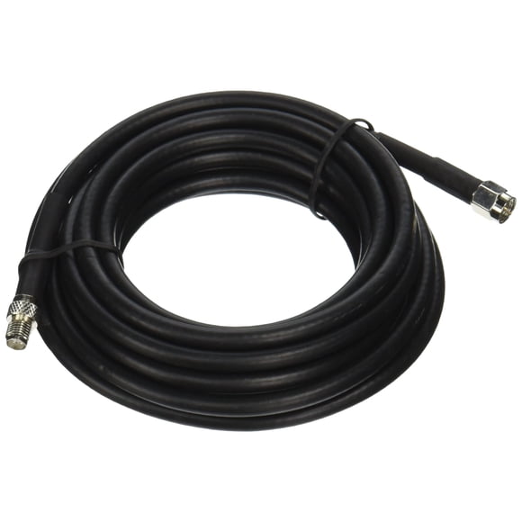 Cable coaxial Wilson Electronics RG58 de baja pérdida de 10 pies, negro