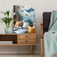 thumbnail image 5 of Qisvanset Framed Canvas Wall Art 12x16 Inch Under Sea Watercolor Ocean Nursery Wall Decal Art, 5 of 5