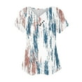 thumbnail image 2 of Cilsoka My Orders Placed Floral Shirts for Women Dressy Casual Dressy Tops for Women Night Out Oversized Graphic Tees for Women Cotton Dressy Blouses for Women Long Sleeve, 2 of 3