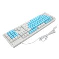 thumbnail image 1 of Teclado Con Cable, 104 Teclas Teclado De Juego De Conexión USB Con Cable Para La Oficina, 1 of 7