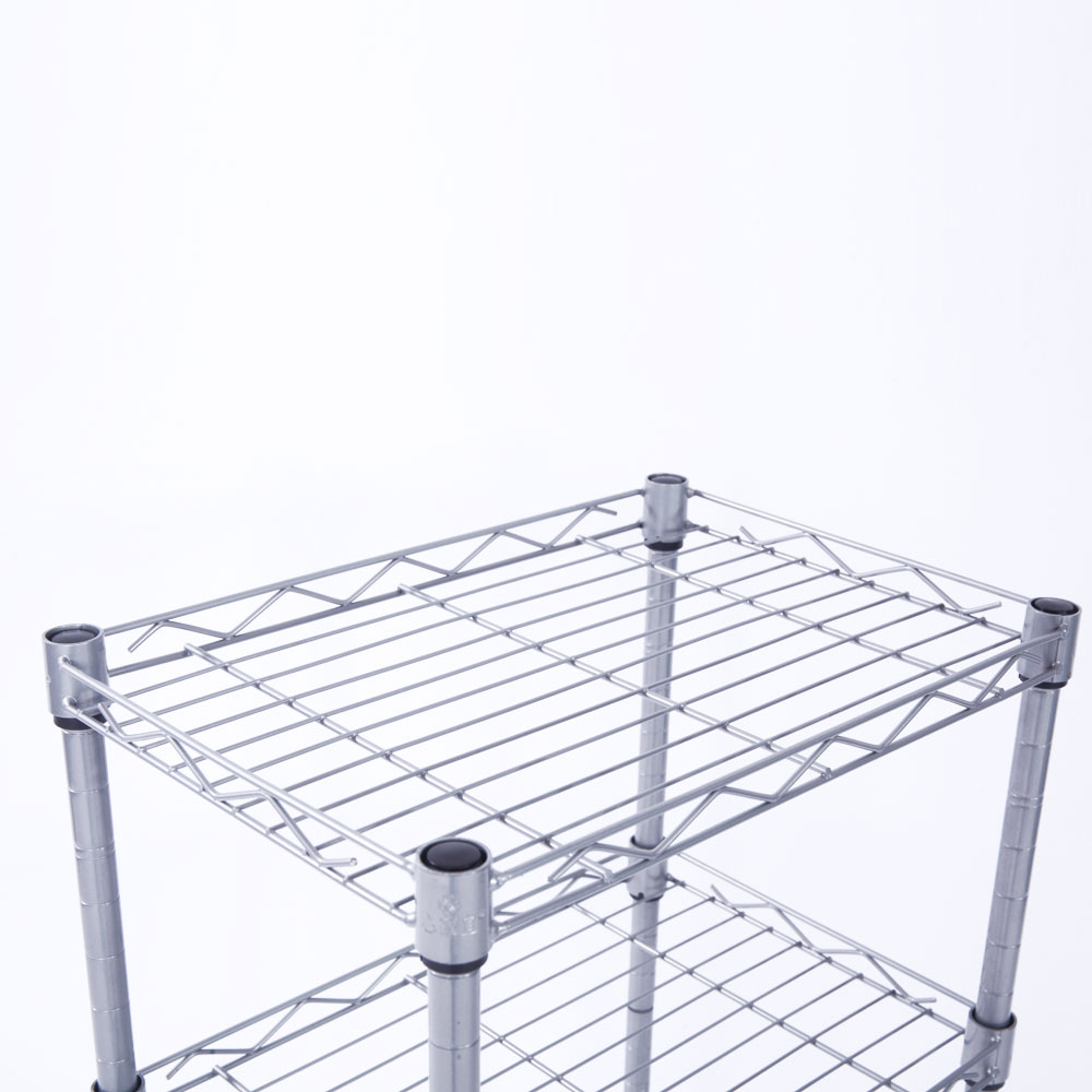 Ubesgoo 9.84"W x 13.77"D x 31.5"H 4-Shelf Wired Freestanding Shelves, Silver - image 5 of 6